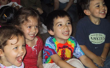laughing kids